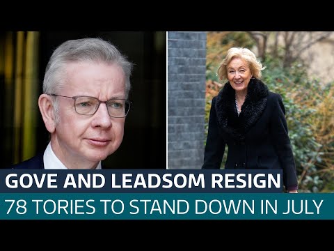 Tory MPs Michael Gove and Andrea Leadsom will not stand at the General Election | ITV News