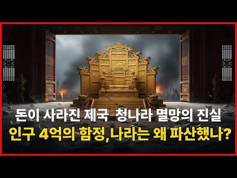 인구는 4배 늘었는데, 나라는 왜 파산했을까? 청나라 멸망의 소름 돋는 '돈' 이야기