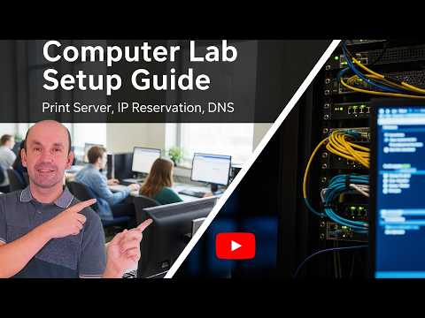 Getting started with Computer Lab, Configuring Print Server, IP Reservation, DNS entry, Free Course