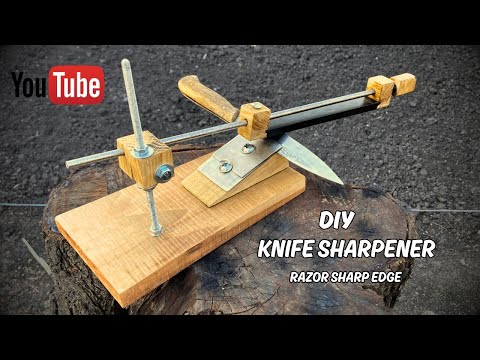 DIY Knife Sharpening Jig – Razor Sharp Results with Scrap Wood! 🔪