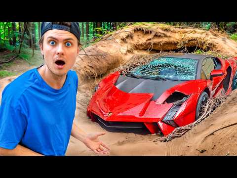I Found a Lamborghini BURIED in my Backyard!!