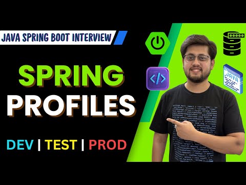Spring Profiles | application.properties : Environment Property 1 : Java Spring Boot Interview Q12