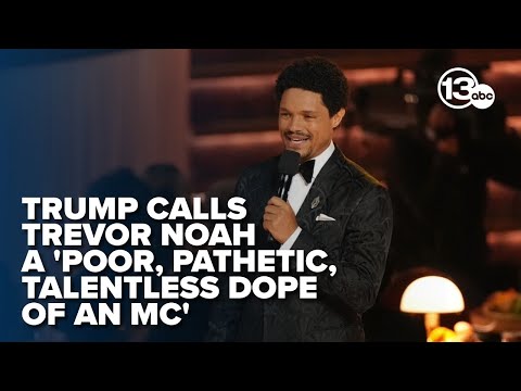 Trump threatens to sue Trevor Noah over Grammys quip about Epstein island