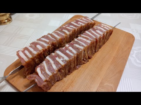 ШАШЛЫК СЛОЁНЫЙ из СВИНИНЫ на МАНГАЛЕ !  ХИТ ЭТОГО ЛЕТА !