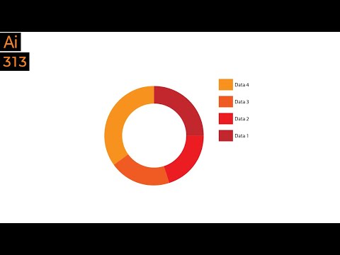 Donut chart in Adobe Illustrator