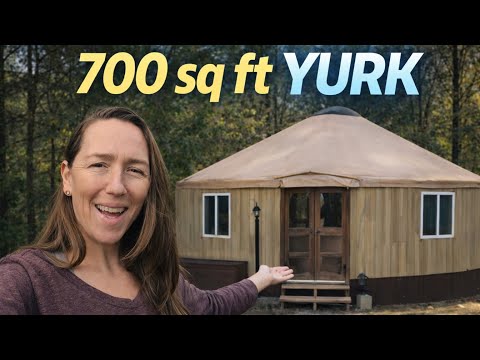 She Lives in a YURT… Full Time 😳🏕️