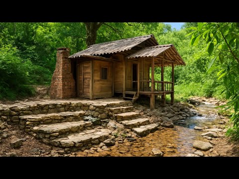 build a house with 30 columns, 500 planks, 3000 stones