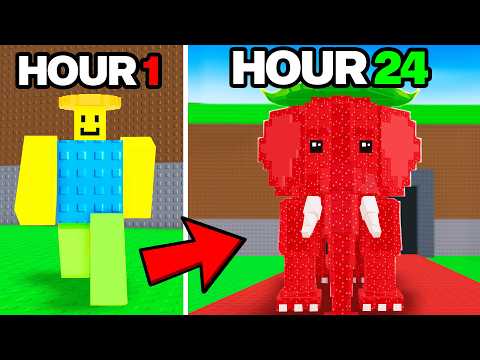 I Spent 24 Hours In Steal A Brainrot