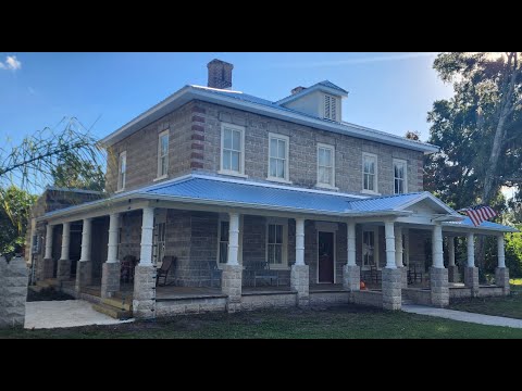 Ep10 Installing Patio Driveway & Rain Chains on our 1907 foursquare #abandoned #mansion #renovation