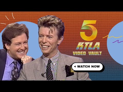Rare David Bowie Interview (1993) - KTLA Video Vault