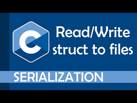 Reading/Writing structs to files (aka Serialization)