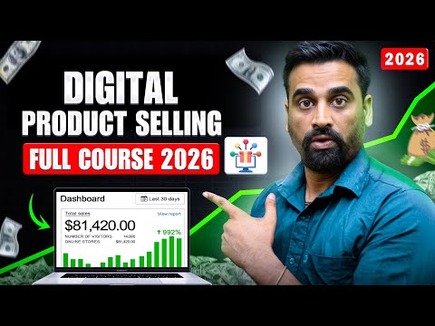Start Selling Digital Product In 30 Minutes | Full Course For Beginners In Hindi 2026