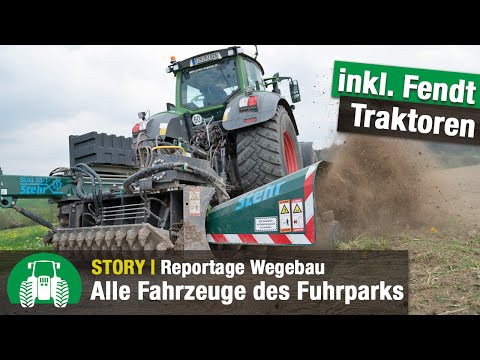 Peter Junker Forst- und Flurwegebau im Einsatz | Fendt Traktoren & Liebherr Bagger | Spezialtechnik