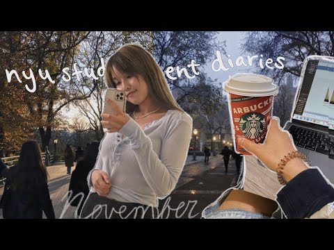 nyu student diaries: classes, getting busy, stress & fall