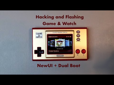 Hacking and Flashing Game & Watch (Dual Boot)