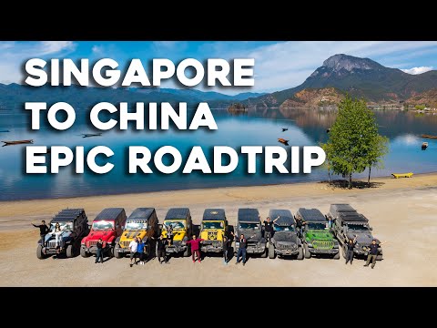 Jeeps overland drive from Singapore to China! An epic road trip!