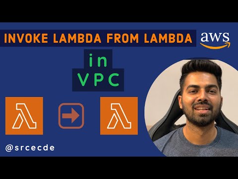 How to invoke lambda function from another lambda function in VPC