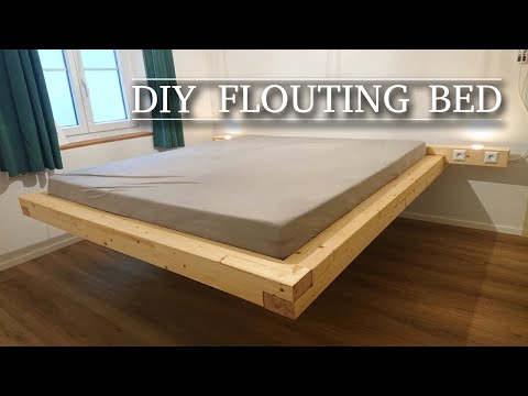 DIY-Timelapse | Building a futuristic floating bed in just a few hours