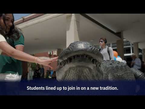 The Unveiling of UF's Sixth Gator Statue