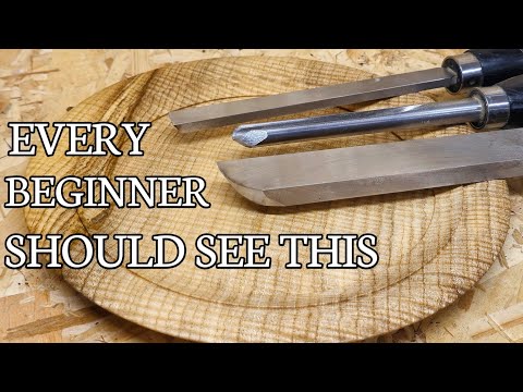 Unique Woodturning Video For Beginners | Close Up Shots Of Woodturning Tools