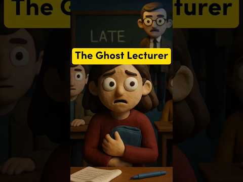 The ghost lecturer #GhostTeacher #HorrorStory #CreepyStory#ShortHorror #ScaryShorts #HorrorScene