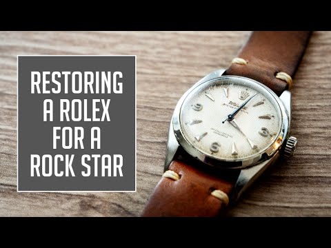 This Gorgeous Rolex Oyster Perpetual from 1954 is Broken In About 10 Different Ways...
