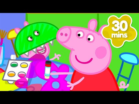 Peppa Bastelt Eine Maske! ✨ Glitzer und Spaß 🎨 | 30 Minuten | Peppa Pig Deutsch