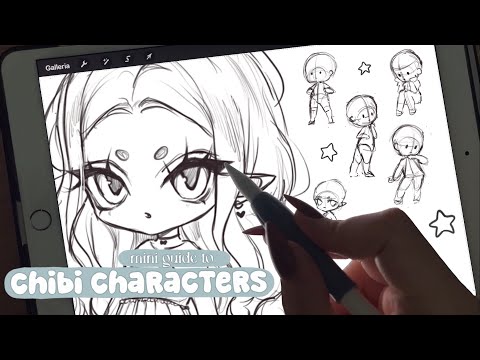 how to draw chibi characters ✦ procreate [studies + real time draw with me + chill music]