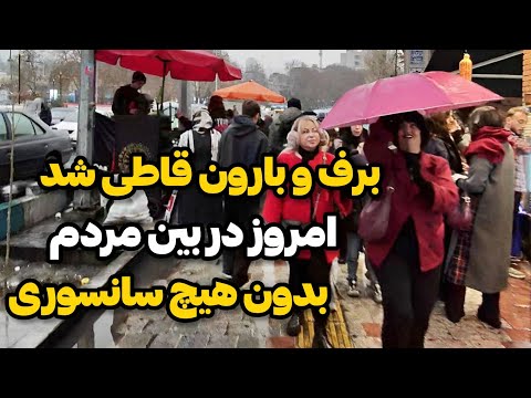 IRAN2025,TEHRAN / شمیران و برفی که درست حسابی نبود