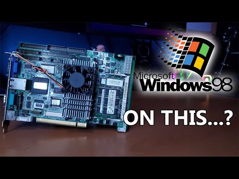Installing Windows 98 on a Single Board Computer