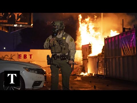 LIVE: LA Protests: Marines Drafted In As Protesters And Police Clash