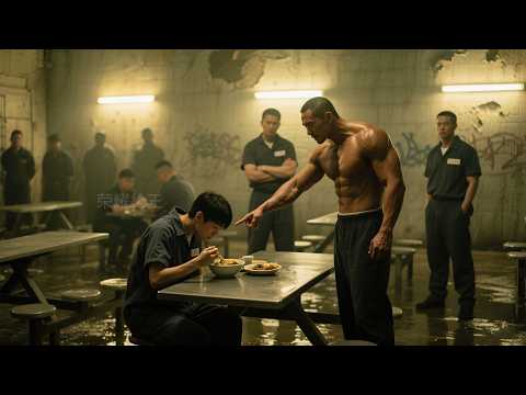 The prison bully bullies a newcomer—turns out he's a tough guy and crushes the bully with one move!