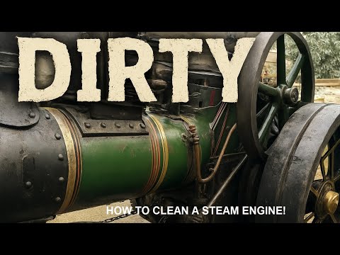 How to clean a steam traction engine after a rally 3" Burrell