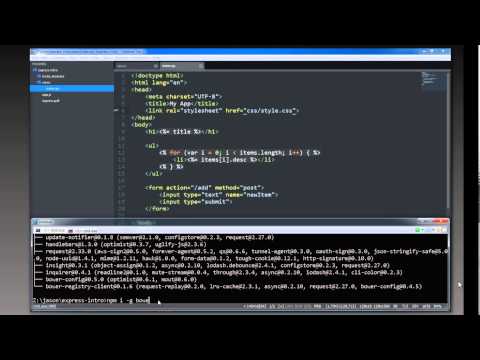 How To Create Server-side MVC Apps with Node.js and Express