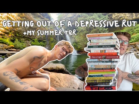 getting out of a depressive slump vlog | summer tbr + hiking + six-star reads