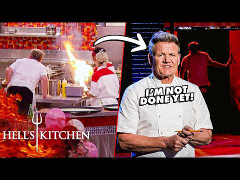 Disaster Dinner Services That Forced DOUBLE ELIMINATIONS | Hell's Kitchen