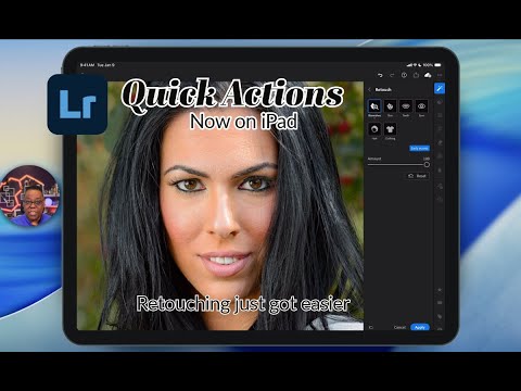 Edit Portraits FAST with Lightroom Quick Actions on iPad!