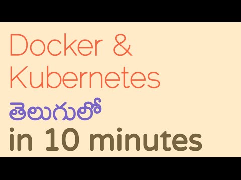 Docker & Kubernetes in telugu in 10 minutes | Containers in telugu | Vamsi Bhavani