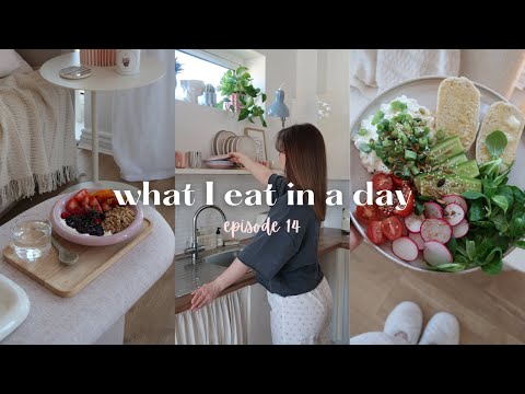 #14 what I eat in a day to feel good | healthy eating, easy & homemade meals, vegetarian couple