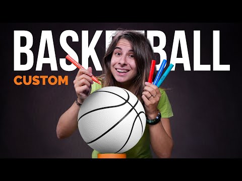 Personalizzo una PALLA da BASKET con i MARKER 🐸