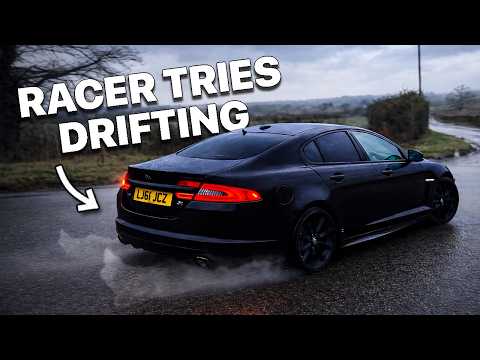 Attempting to DRIFT a 500bhp JAGUAR on the Road!