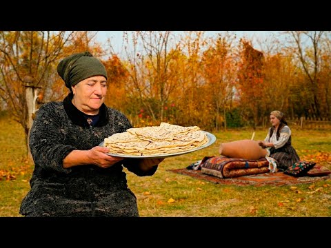 Grandma's Secret Pomegranate & Herb Flatbread Recipe — Cooking in a Peaceful Village