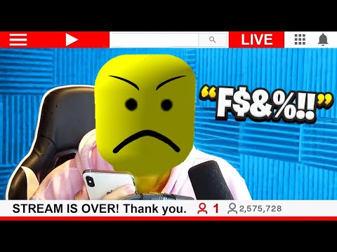 Roblox Forgot To END Their Stream..
