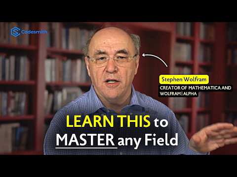 Stephen Wolfram's 2025 AI predictions, Advice to SWEs to stay ahead of AI, and productivity HACKS