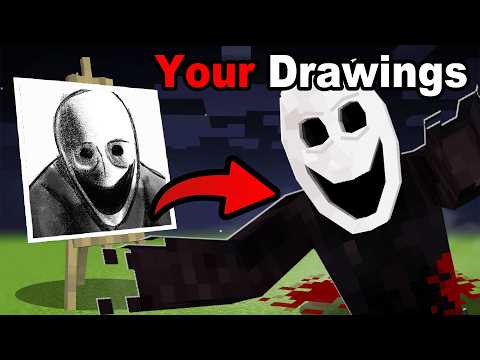 I Turned YOUR Drawings Into MINECRAFT Mobs