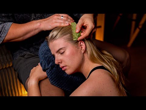 ASMR | Gentle Hair Brushing Put Her to Sleep 💤 (No Talking)