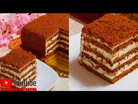 Медовик тайёрлаш! Энг маззали Шоколадли Медовик 👍🏻