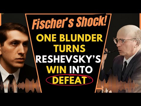 Fischer Shocks Reshevsky’s Fatal Blunder! From Brilliance to Disaster in Epic 1970 Blitz Battle