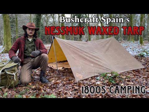 Bushcraft Spain’s Nessmuk waxed tarp