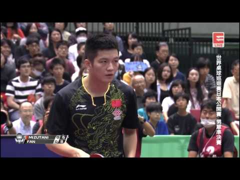2017 Japan Open (MS-SF) 水谷 隼 MIZUTANI Jun Vs FAN Zhendong 樊振东 [Full Match/Chinese|HD1080p]